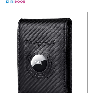 Minibook-billetera <span class=keywords><strong>de</strong></span> cuero genuino para hombre, billetera <span class=keywords><strong>de</strong></span> fibra <span class=keywords><strong>de</strong></span> carbono lisa, con logotipo personalizado, nuevo estilo - Product Image 2