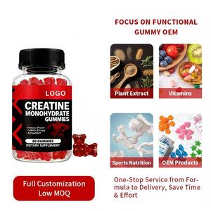Gummies de créatine OEM&ODM pour la croissance musculaire, poudre de créatine monohydrate, gummies de créatine pour l'entraînement, nutrition sportive, croissance musculaire - Product Image 3