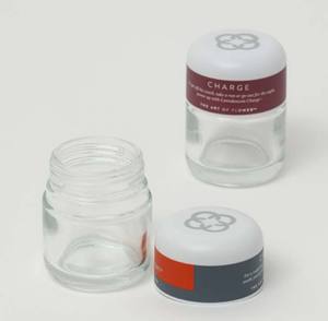 Premium Quality Recyclable Child-Resistant Safety <b>Dome</b> Cap Childproof <b>Glass</b> Jar Floral Design High-end Childproof <b>Glass</b> Bottle - Product Image 2