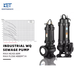 Fournisseur direct d'usine de pompes submersibles pour eaux usées avec broyeur pour le traitement des déchets dans les fosses septiques. - Product Image 1