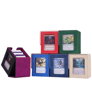 쥬지 제조사 데님 패턴 100+ 단일 슬리브 카드 유희왕 TCG NTG 맞춤형 카드 덱 케이스 - Product Image 2