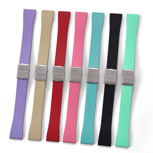 Correa de Reloj de Goma FKM con Textura Esmerilada Juelong, Liberación Rápida, <span class=keywords><strong>16mm</strong></span> 18mm 19mm 20mm 21mm 22mm, Correa de Goma Ajustable - Product Image 1