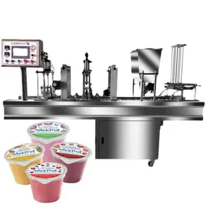 Automatische Food Jar Fles Hals Bubble Theekop Plastic Film Roll Hete Warmte Afdichting Machine