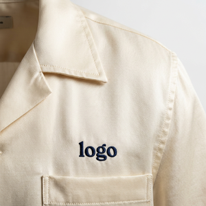 Custom <b>Vintage</b> Wash <b>Bowling</b> <b>Shirt</b> Distressed Retro Street Style Oversized Drop Shoulder Custom Logo Embroidered OEM ODM - Product Image 2