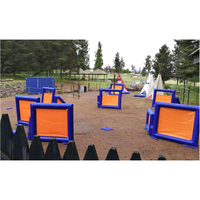 Murs de bunker gonflables pour sports tactiques, barriques hermétiques en PVC, parcours d'obstacles modulaire pour événements extérieurs, idéal pour les entreprises de location