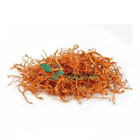 Natuurlijk gekweekte Cordyceps Militaris, geheel gedroogd, 6-9cm, Cordyceps bloeikorpus, voedingskwaliteit, bulk levering voor thee en soep