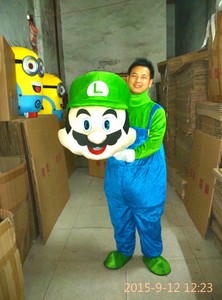 Coût d'usine drôle et moins cher costume de mascotte <span class=keywords><strong>mario</strong></span> et <span class=keywords><strong>luigi</strong></span> - Product Image 5
