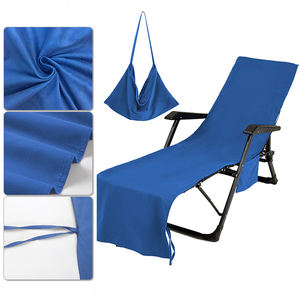 Sedia in microfibra nera per piscina e spiaggia con porta asciugamani <span class=keywords><strong>da</strong></span> <span class=keywords><strong>esterno</strong></span> ad asciugatura rapida con stampa digitale <span class=keywords><strong>telo</strong></span> mare personalizzato - Product Image 3