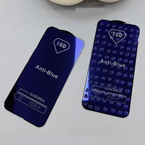 โทรศัพท์มือถือกระจกเทมเปอร์กันแสงสีฟ้าใส2.5D สำหรับ <span class=keywords><strong>iPhone</strong></span> 12 <span class=keywords><strong>13</strong></span> 14 15 16 17 <span class=keywords><strong>Mini</strong></span> Pro Max PLUS - Product Image 2