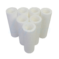 Cartouche filtrante à sédiments PP, réservoir sous pression, haute efficacité, usage industriel, système de filtration d'eau 500L/heure, 1-5 microns, blanc