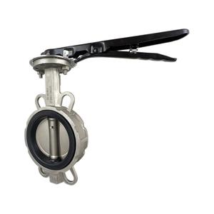 不锈钢手柄蝶阀 D71X-16P 软密封 PTFE 手动蝶阀 适用于水、气、油 - Product Image 5