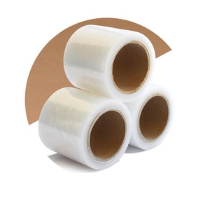 Waterproof Stretch Film Jumbo Roll Single-Sided Acrylic Adhesive PE <b>Material</b> for Machine Use in Carton Sealing - Product Image 5