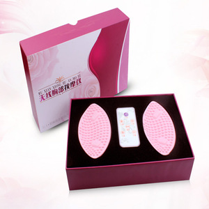 Breast Massager F8 Pink Wireless USB Rechargeable Hot Compress <b>Vibration</b> Home Use - Product Image 1