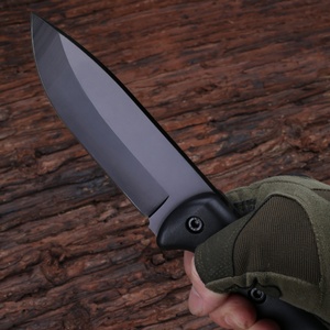 มีดผลไม้สแตนเลสเกรด DIY ปรับแต่งได้ ด้ามจับ TPR สำหรับการเอาชีวิตรอดกลางแจ้ง การล่าสัตว์ รองรับ OEM/ODM - Product Image 5