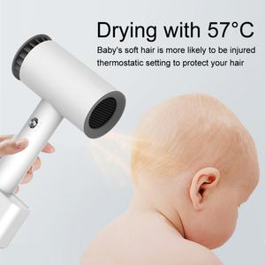 Sèche-cheveux sans fil rechargeable portable pour bébé, alimenté par batterie, pour la maison, les voyages et l'extérieur - Product Image 4