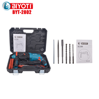 Marteau perforateur rotatif SDS Plus BYT-2802C 1050W 28mm avec mandrin de perçage supplémentaire 2.8J, perceuse à percussion 3-en-1 à vitesse variable