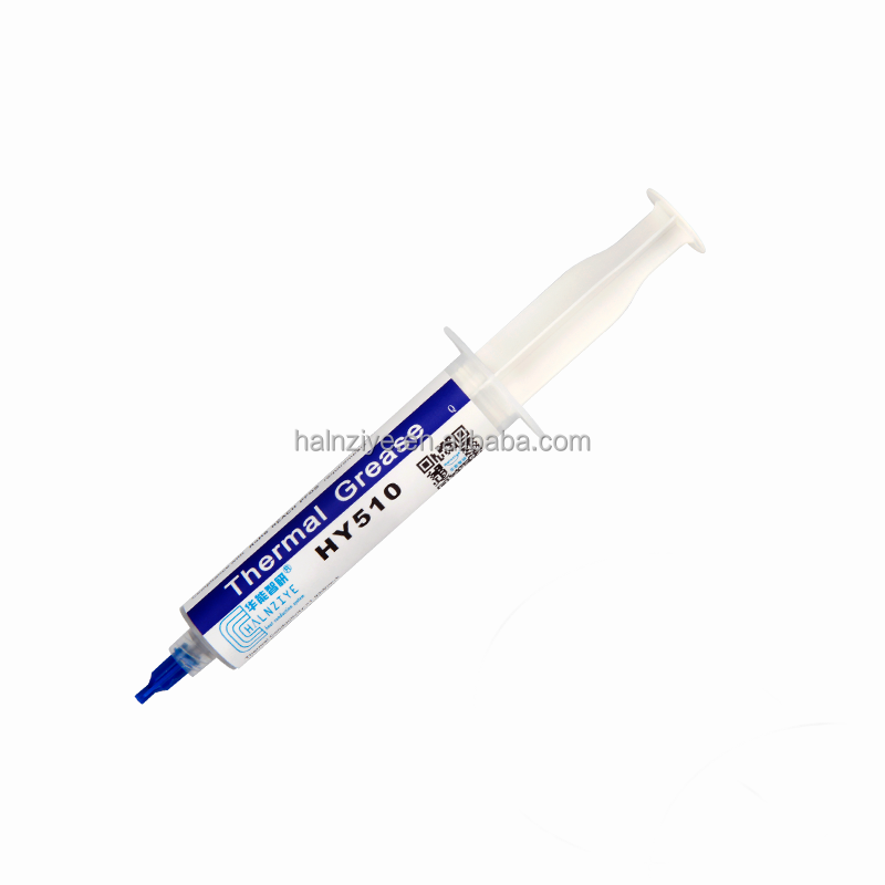 Теплоотводящие соединения HY510 в шприце, Термопаста для высокотемпературных процессоров, центральных процессоров и ГПУ, светодиодные фонари, серая термопаста, 25 г