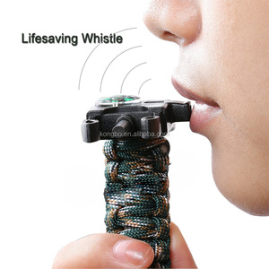 Bracelet de survie en paracorde KongBo 5 en 1 pour l'extérieur avec boussole intégrée et allume-feu, entrepôt USA - Product Image 4