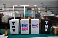 Boîtier de commande manuel TNT avec bouton-poussoir pour machine à effets de scène, 2 sorties d'alimentation pour mariages et fêtes