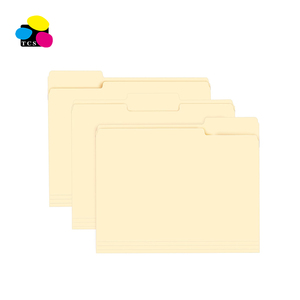 Văn phòng văn phòng phẩm 3-Tab văn phòng văn phòng phẩm chất lượng cao 11pt tùy chỉnh in Manila thư mục tập tin giấy - Product Image 1