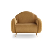 Canapé minimaliste de salon de loisir haut de gamme design Fauteuil lounge finition givrée Canapé simple pour la maison Luxe
