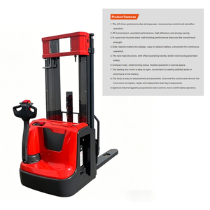 Apilador de Palets Eléctrico HELI 1.6T 2T, Elevación de 3000mm a 4600mm, Transpaleta Eléctrica - Product Image 6