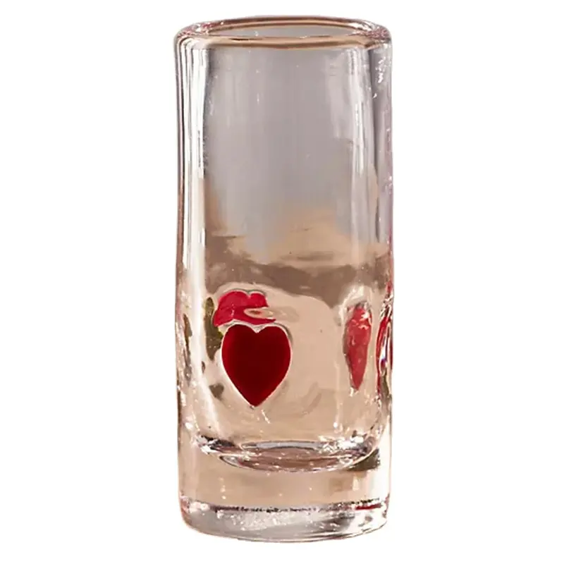 व्हिस्की टकीला वोदका शॉट ग्लास उपहार सेट के लिए क्लियर हेवी बेस शॉट ग्लास 2.8 औंस लंबा ग्लास सेट
