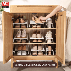 Usine Moderne En Plastique Pp Accueil Affichage Étagère À Chaussures Organisateur Pour Le Stockage - Product Image 4