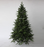 Arbre de noël en pin artificiel, robuste et articulé, 7 pieds, avec support en métal, Premium
