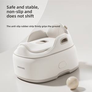 Silla de Entrenamiento para Ir al Baño 3 en 1 para Bebés, con Asiento Acolchado de PVC, Lavable, de Plástico - Product Image 3