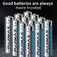 Fujimax paket baterai aaa 4 buah baterai sekali pakai 1.5v lr03 baterai alkaline super untuk mikrofon karaoke pemutar MP3/MP4