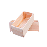 Jardinière surélevée en bois galvanisé sur mesure pour légumes et fleurs, option suspendue écologique, fabrication OEM