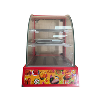 Vitrine chauffante infrarouge 0,8 kW 220 V pour poulet frit, viande rôtie dans les restaurants de restauration rapide et les supermarchés