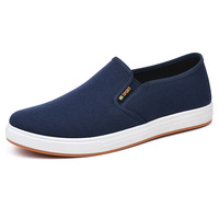 Sepatu kanvas pria RO model low-top, sepatu olahraga anti selip
