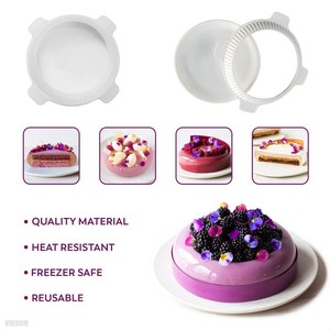 Round Mousse Cake Mold 24.5cm Silicone Baking Mold For Pudding Chocolate Desserts - Product Image 2