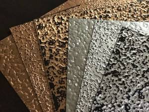 Plaque en acier inoxydable à motif gaufré, plaque en relief miroir réfléchissante à texture peau d'orange - Product Image 4