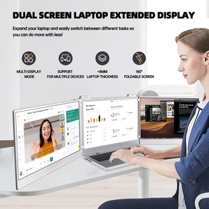 14 Inch Triple Laptop <strong>Screen</strong> for <strong>Computer</strong> Expand Your View with a Seamless Triple Monitor Setup - Product Image 4