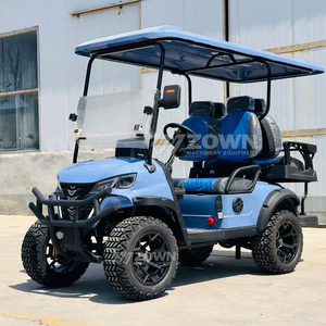 Voiturette de golf électrique 4 places, véhicule à énergie nouvelle, sièges confortables, voiturette de golf de luxe, pneus durables, haute qualité - Product Image 3