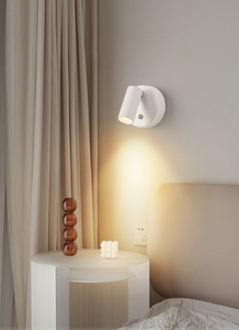<span class=keywords><strong>Petite</strong></span> <span class=keywords><strong>lampe</strong></span> <span class=keywords><strong>murale</strong></span> LED d'intérieur pour la maison, le bureau, corps en aluminium, design sans perçage, charge magnétique, veilleuse <span class=keywords><strong>murale</strong></span>, intérieur - Product Image 4