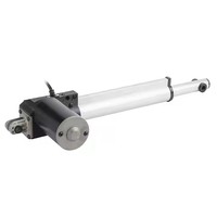 Aktuator Listrik 12V/24V Brush DC Torsi Tinggi Tahan Air IP43 Encoder Magnet Permanen untuk Kipas Sepeda Listrik Presisi