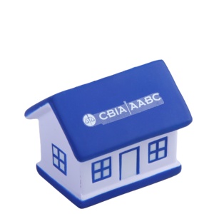 Nouveaux jouets anti-stress en mousse PU promotionnels, en forme de maison, avec logo personnalisé imprimé, pour enfants - Product Image 1