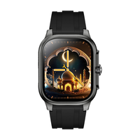 Reloj Inteligente M77 Max BT para Musulmanes, Resistente al Agua IP68, Pantalla TFT Cuadrada, Audio, Brújula, Llamadas Bluetooth, Alarma de Oración