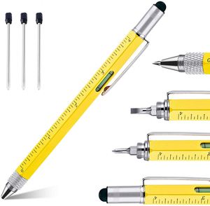 Juego de Herramientas con Pantalla Táctil, Destornillador, Bolígrafo 6 en 1, Bolígrafo Multifunción de Aluminio Metálico Promocional, Muestra de Escritura Incluida - Product Image 1