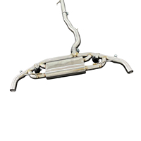 Knalpot Catback MPER Valvetronic untuk Mercedes AMG A45 W177 2.0T Bahan Stainless Steel Suara Agresif Peningkatan Performa