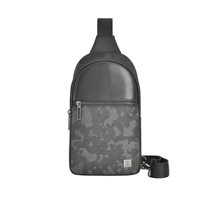 Borsa personalizzata Wiwu in PVC nero da uomo <span class=keywords><strong>Messenger</strong></span> a tracolla impermeabile di alta qualità con serratura a motivo di frutta e Logo personalizzato - Product Image 4