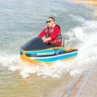Bateau à réaction monoplace avec volant et pédale de commande, rotation à 360°, pour lacs et centres de loisirs - Fournisseur d'équipements d'amusement