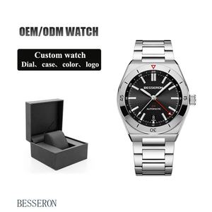 Reloj de Negocios de Lujo para Hombre, Venta Caliente de Fábrica, Acero Inoxidable 316, Movimiento Automático Japonés NH34, Resistente al Agua, Personalizable - Product Image 3