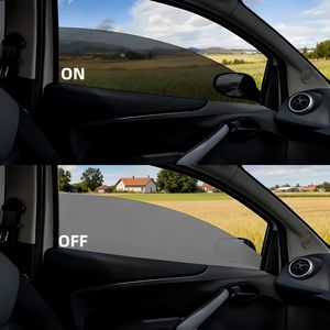 Store numérique électronique pour vitre <span class=keywords><strong>de</strong></span> voiture, <span class=keywords><strong>film</strong></span> teinté intelligent, verre commutable PDLC, autocollant, contrôle instantané <span class=keywords><strong>de</strong></span> la confidentialité, protection solaire - Product Image 5