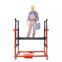 Nouvelle échafauderie électrique pliable et réglable, plateforme élévatrice de 6 m, 12 m, 300 kg, 500 kg, ascenseur de sécurité, télécommande automatique