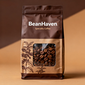 Sacchetti per Caffè Personalizzati Stampati 250g 500g, Vendita all'Ingrosso, Sacchetti Riciclabili a Otto Lati con Valvola e Cerniera - Product Image 5